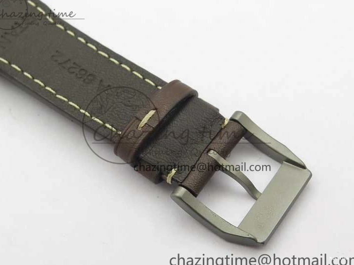 MIROTIME 0507 Mark XVIII IW327006 Titanium V7F 1:1 Best Edition Black Dial on Brown Leather Strap A Attractive 7080